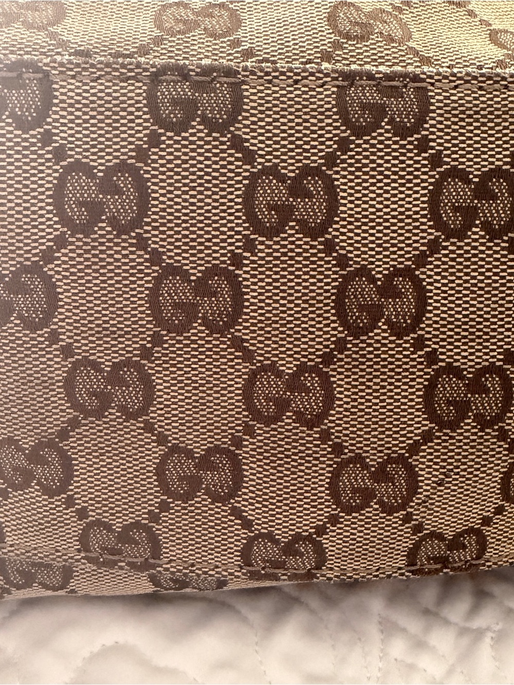Gucci GG Canvas Sukey Medium Tote with Original Dust Bag *Authentic & Pre-loved* - Picture 6 of 16